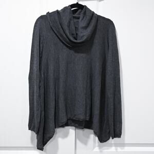 Alice + Olivia Small Wool Cashmere Cowl Neck Asymmetric Sweater | Size Small